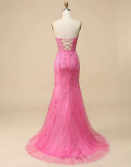 Mermaid Sweetheart Prom Dress With Appliques