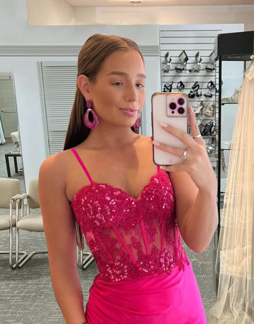 Mermaid Elegant Satin Sweetheart Prom Dress Evening Dress