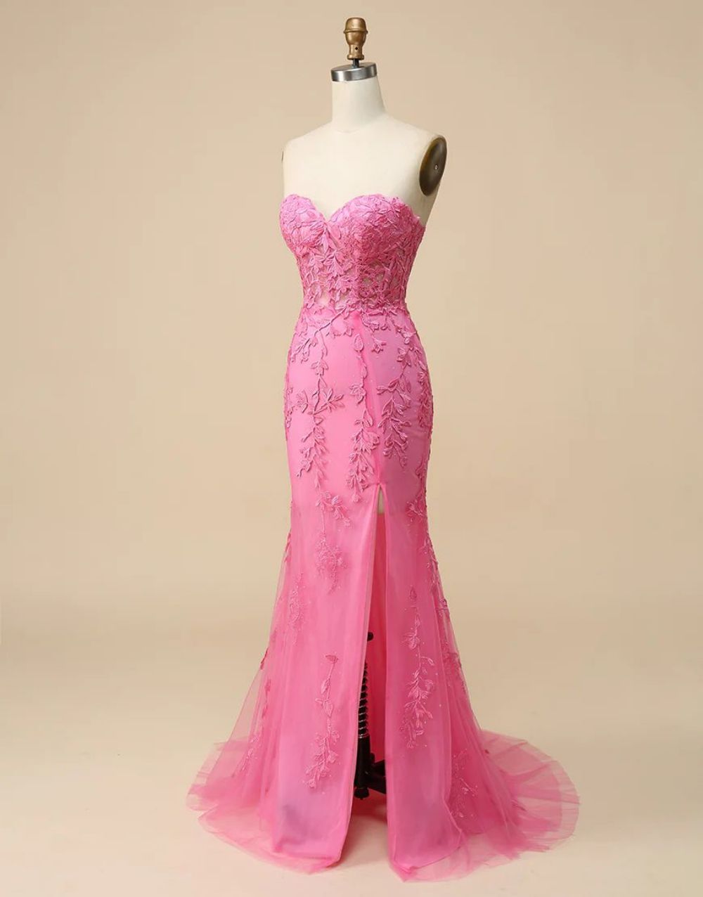 Mermaid Sweetheart Prom Dress With Appliques