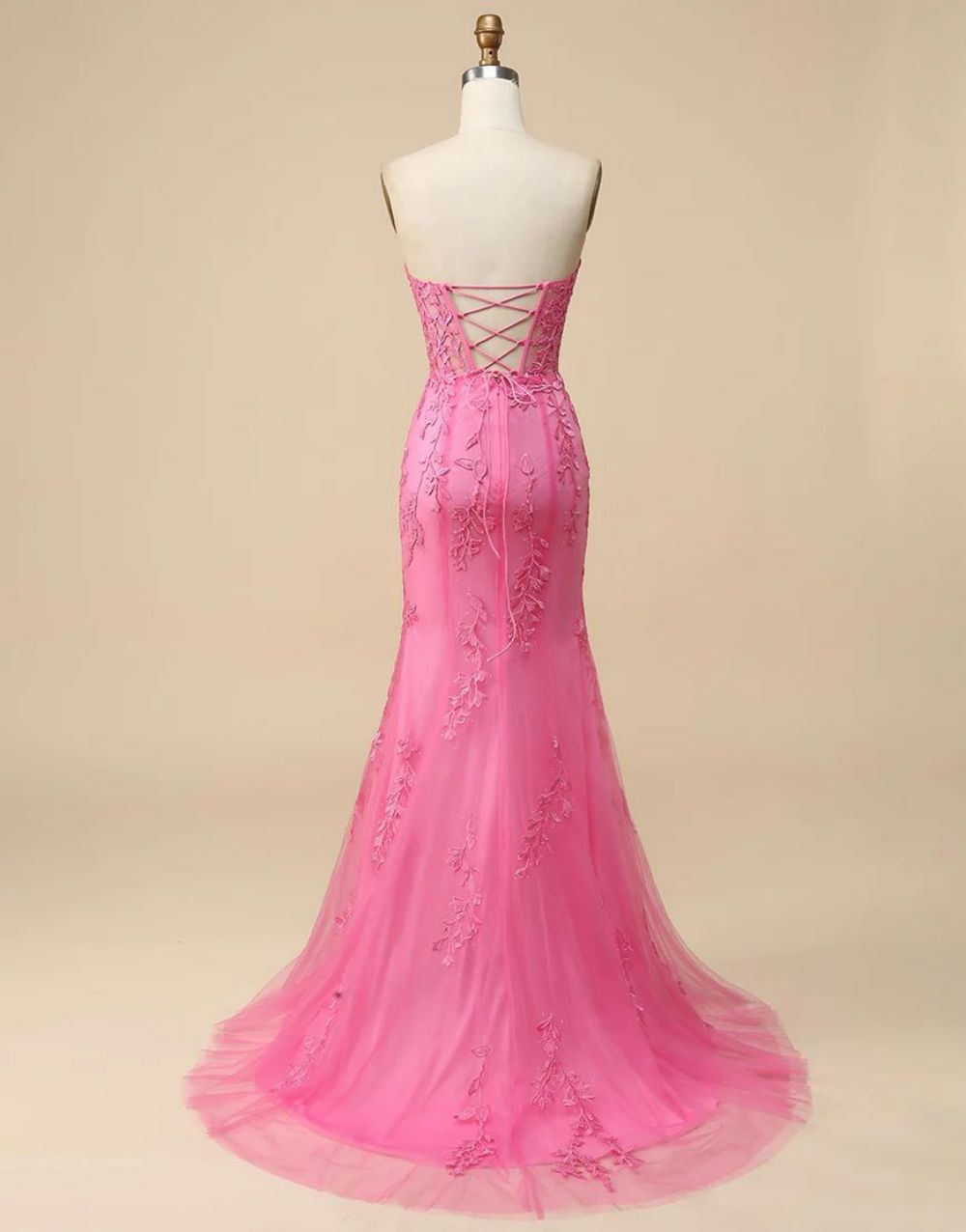 Mermaid Sweetheart Prom Dress With Appliques