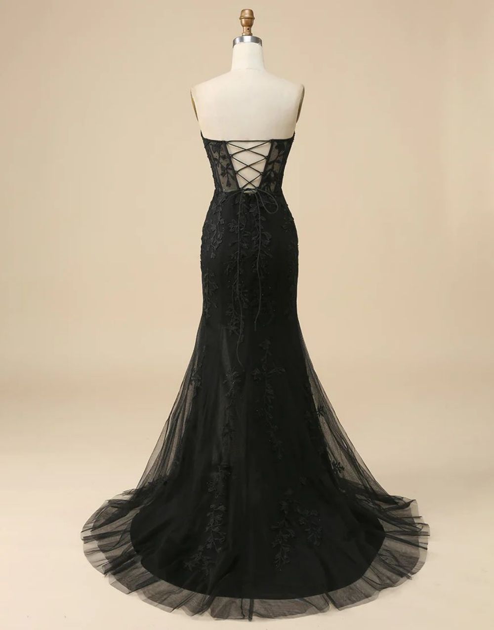 Mermaid Sweetheart Prom Dress With Appliques