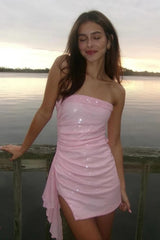 pink-strapless-sequin-ruched-mini-homecoming-dress-with-side-drape-detail-6415