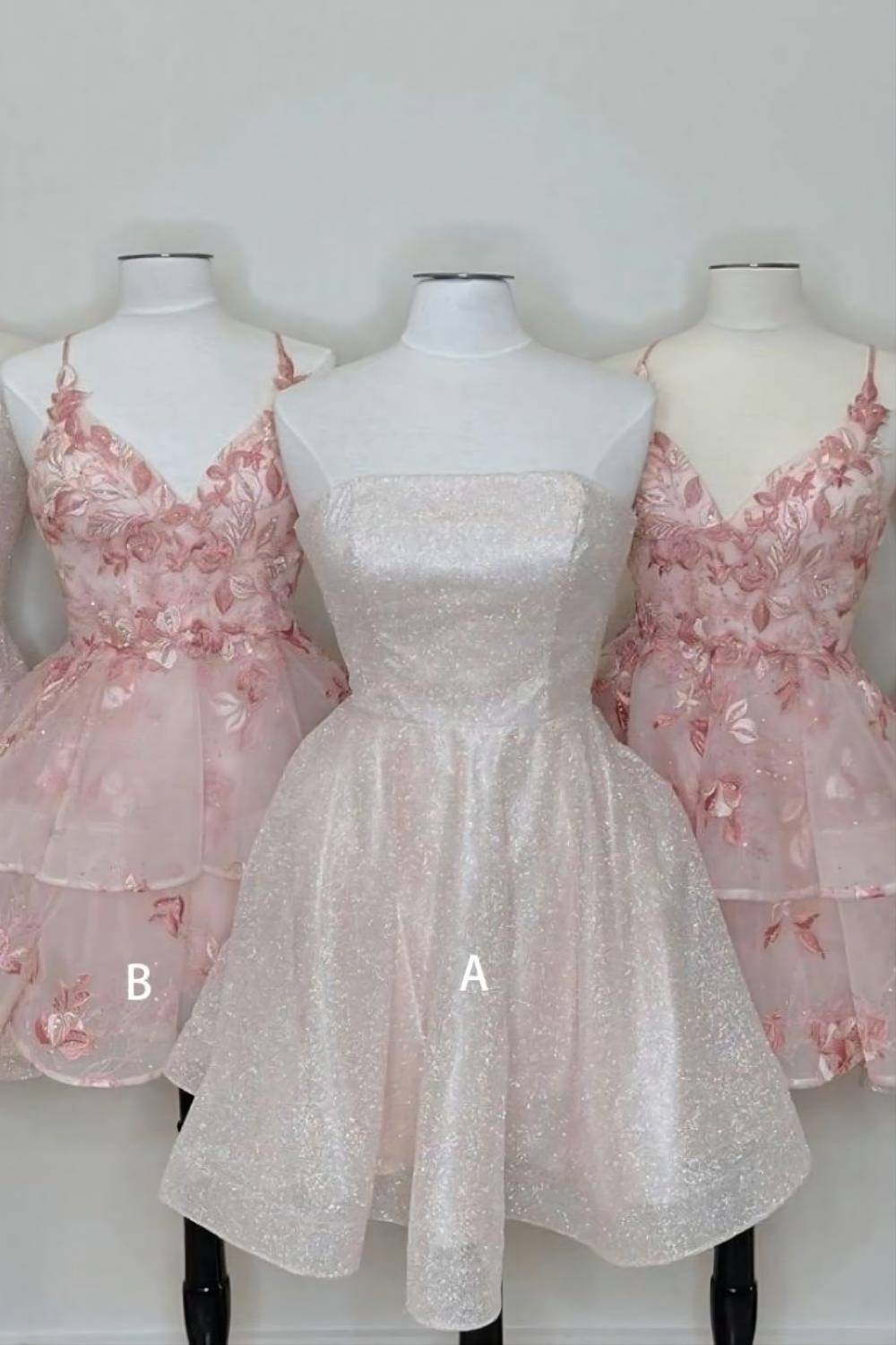 Pretty A-line Sleeveless Short Homecoming Dress