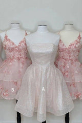 Pretty A-line Sleeveless Short Homecoming Dress